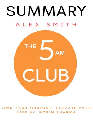 cover image of Summary of the 5AM Club